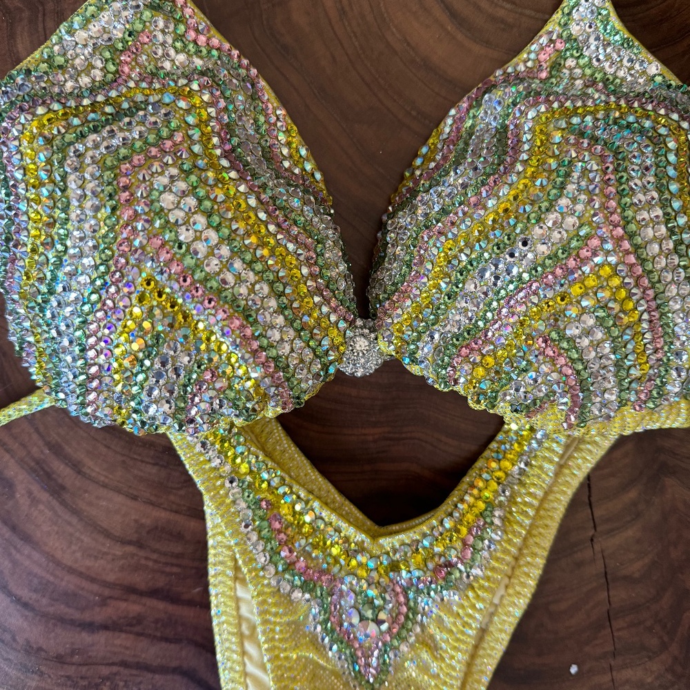 COPY - NPC NANBF OCB Competition suit Yellow C/D Cup